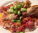 creole chicken and turkey sausage 